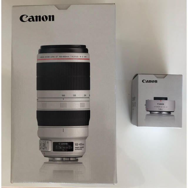 Canon(キヤノン)のCANON 100-400Ⅱ  テレコン1.4Ⅲ スマホ/家電/カメラのカメラ(レンズ(ズーム))の商品写真