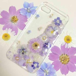 iPhone5・5S☆押し花ケース(モバイルケース/カバー)