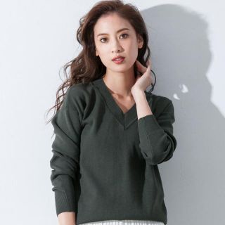 ザラ(ZARA)のVネック　ニット　ブラック(ニット/セーター)