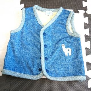 ハッカベビー(hakka baby)の【中古】hakkababy 裏シャギーベストL(その他)