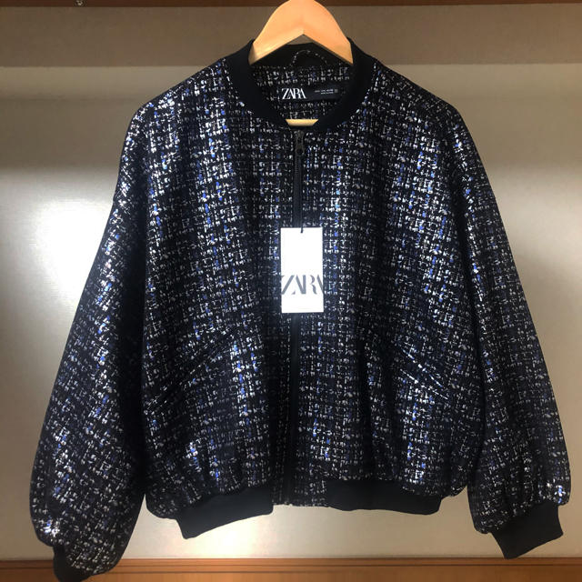 ZARA(ザラ)のスウェード風ボンバージャケット レディースのジャケット/アウター(ブルゾン)の商品写真