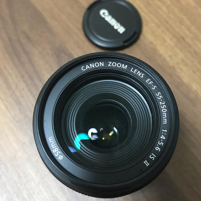 Canon(キヤノン)のレンズ Canon EFS 55-250mm スマホ/家電/カメラのカメラ(レンズ(ズーム))の商品写真