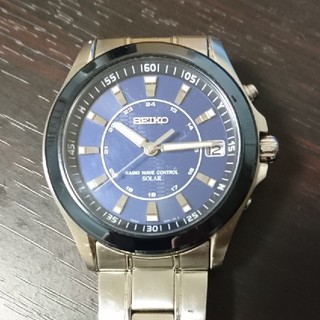 セイコー(SEIKO)の【ジャンク】SEIKO 電波ソーラー腕時計(腕時計(アナログ))