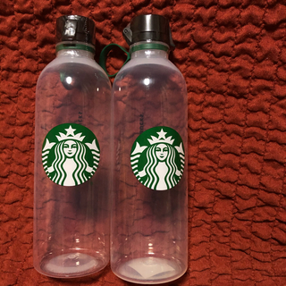 スターバックスコーヒー(Starbucks Coffee)の【日本未発売】スターバックス ウォーターボトル2本(グラス/カップ)