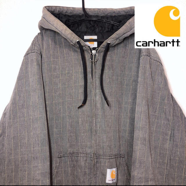 carhartt(カーハート)のカーハート  アクティブパーカー  チェック メンズのトップス(パーカー)の商品写真