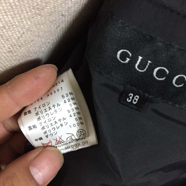 Gucci(グッチ)の【美品】♪グッチ レディース ダウン ジャケット 38 レディースのジャケット/アウター(ダウンジャケット)の商品写真