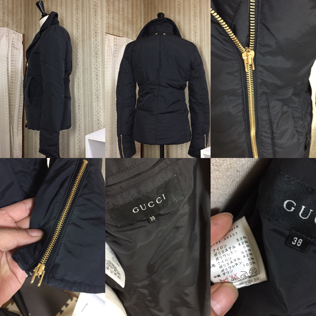 Gucci(グッチ)の【美品】♪グッチ レディース ダウン ジャケット 38 レディースのジャケット/アウター(ダウンジャケット)の商品写真