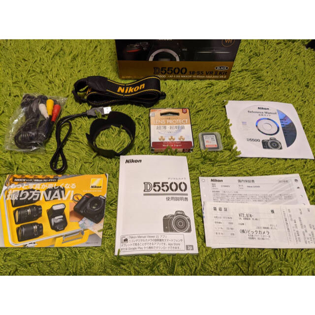 Nikon(ニコン)のNikon Ｄ5500 18-55VR Ⅱ kit スマホ/家電/カメラのカメラ(デジタル一眼)の商品写真