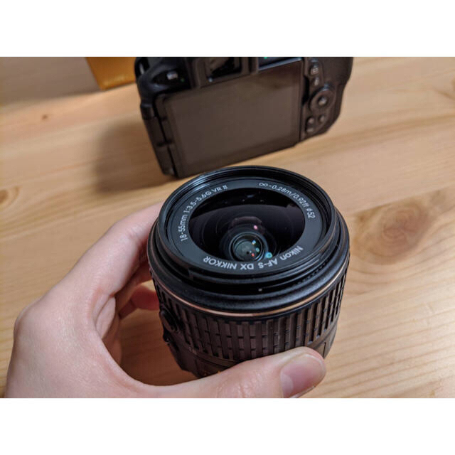 Nikon(ニコン)のNikon Ｄ5500 18-55VR Ⅱ kit スマホ/家電/カメラのカメラ(デジタル一眼)の商品写真