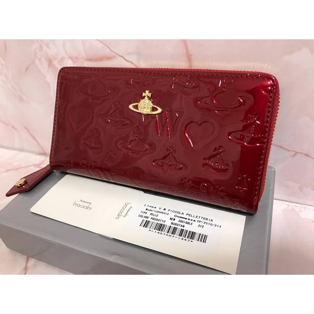 Vivienne Westwood(ヴィヴィアンウエストウッド)の赤エナメル長財布❤️ヴィヴィアンウエストウッド❤️新品・未使用 レディースのファッション小物(財布)の商品写真