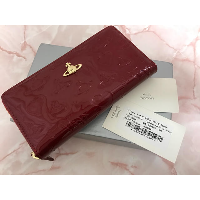 Vivienne Westwood(ヴィヴィアンウエストウッド)の赤エナメル長財布❤️ヴィヴィアンウエストウッド❤️新品・未使用 レディースのファッション小物(財布)の商品写真