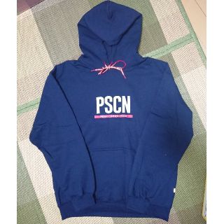 プッシュコネクション(PUSH CONNECTION)のPSCN  UNDER LINE LOGO HOODY(パーカー)