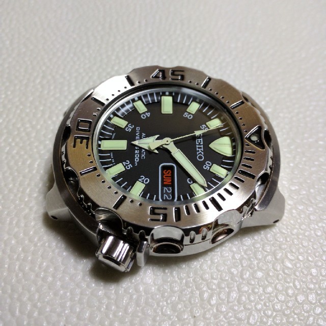 SEIKO(セイコー)のseiko skx779 ブラックモンスター　ダイバー メンズの時計(腕時計(アナログ))の商品写真