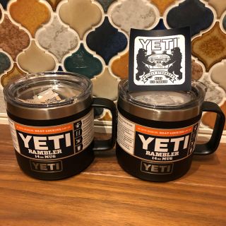 スノーピーク(Snow Peak)の【新品】YETI イエティ 14オンス ランブラー RAMBLER 黒2個セット(食器)