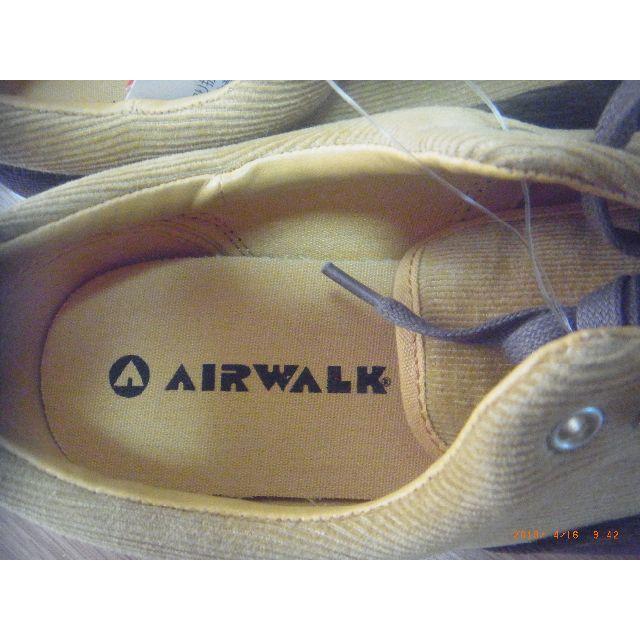 AIRWALK(エアウォーク)のAIRWALK コットンスニーカー　ブラウン色　26.5cm メンズの靴/シューズ(スニーカー)の商品写真