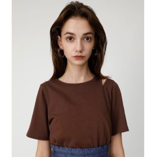 マウジー(moussy)のmoussy アシンメトリー レイヤードＴシャツ(Tシャツ(半袖/袖なし))