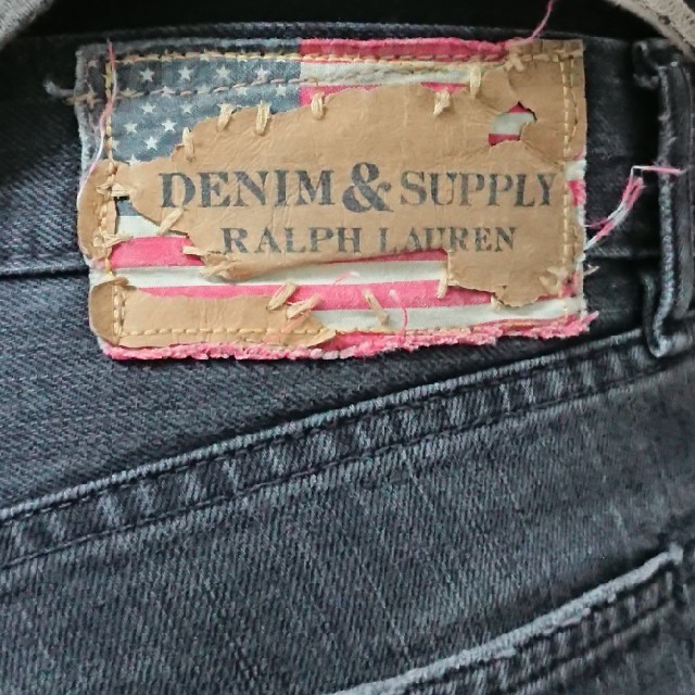 Denim & Supply Ralph Lauren(デニムアンドサプライラルフローレン)のRALPH LAUREN ブラックデニム メンズのパンツ(デニム/ジーンズ)の商品写真