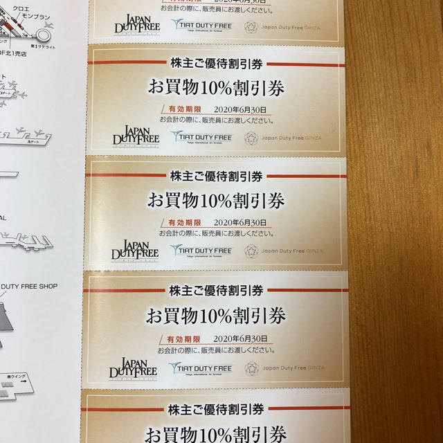 【mskim様専用】日本空港ビルデング duty free 3枚 チケットの優待券/割引券(ショッピング)の商品写真