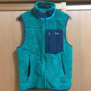 パタゴニア(patagonia)のパタゴニア　クラシックレトロXベスト　xs グリーン(ベスト)