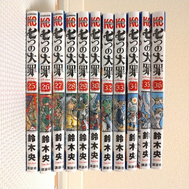 裁断済 七つの大罪 16 36巻 24と31除く の通販 By Takosenbei S Shop ラクマ