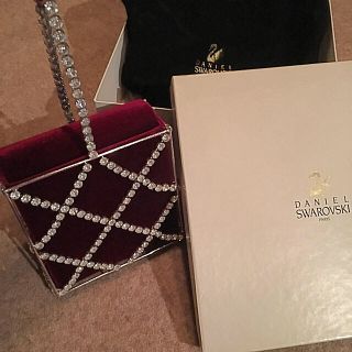 スワロフスキー Swarovski クリスタル ビーズ ハンドバッグ