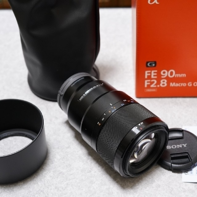 極美品 SONY FE90mm F2.8 macro G SEL90M28G