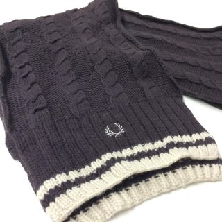 フレッドペリー(FRED PERRY)のフレッドペリー マフラー ブラウン(マフラー)