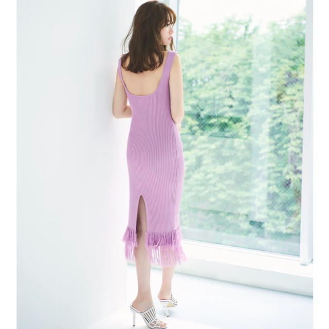 AKB48(エーケービーフォーティーエイト)のHer lip to / Fringe Summer Knit Dress レディースのワンピース(ロングワンピース/マキシワンピース)の商品写真