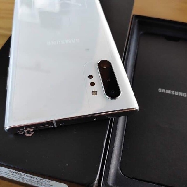 SAMSUNG(サムスン)のSamsung Galaxy Note 10+ 5G 256GB 新品 ホワイト スマホ/家電/カメラのスマートフォン/携帯電話(スマートフォン本体)の商品写真