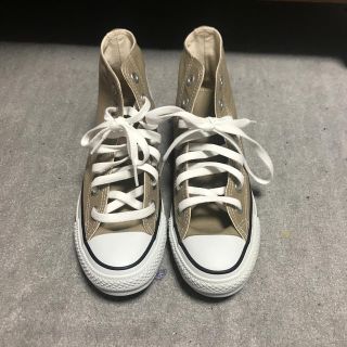 コンバース(CONVERSE)のCONVERSE ハイカット　ベージュ(スニーカー)