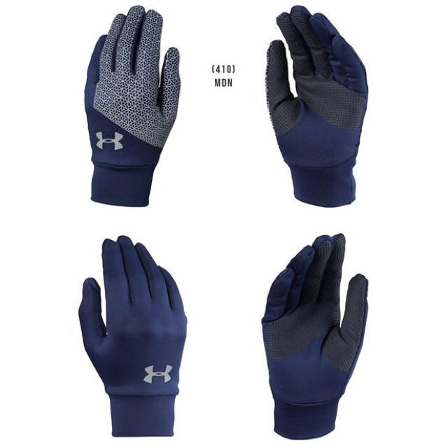 UNDER ARMOUR(アンダーアーマー)の30%オフ アンダーアーマー 手袋 ネイビー YLG 防寒 グローブ キッズ キッズ/ベビー/マタニティのこども用ファッション小物(手袋)の商品写真