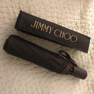 ジミーチュウ(JIMMY CHOO)のジミーチュウ　折り畳み　傘　ブランド傘　黒(傘)