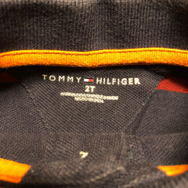 TOMMY HILFIGER(トミーヒルフィガー)のトミーヒルフィガー 長袖ポロシャツ 2T キッズ/ベビー/マタニティのキッズ服男の子用(90cm~)(Tシャツ/カットソー)の商品写真