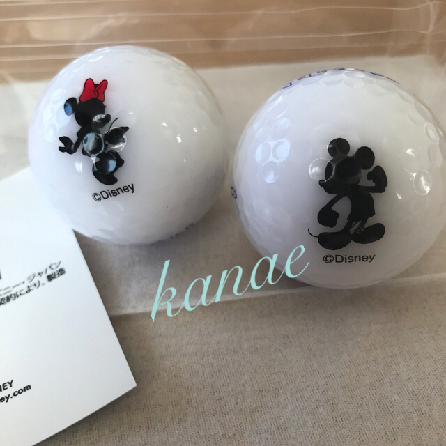 Disney(ディズニー)の新品🌟Disney  ゴルフボール2個🌟 チケットのスポーツ(ゴルフ)の商品写真