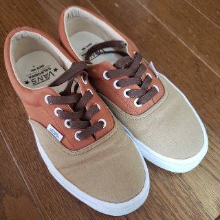 ヴァンズ(VANS)のVANS  スニーカー (US 7)23.5cm ブラウン ベージュ(スニーカー)