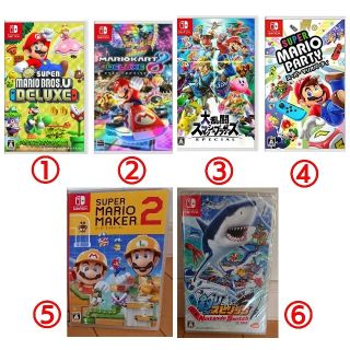 Nintendo Switch - 新品 任天堂Switch 人気ソフト６本セットの通販 ...