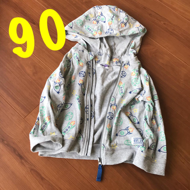 トイザらス(トイザラス)のアウター　90 ロケット　綿100 コットン キッズ/ベビー/マタニティのキッズ服男の子用(90cm~)(カーディガン)の商品写真