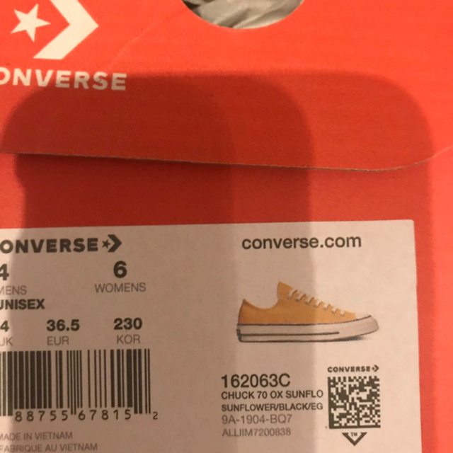 CONVERSE(コンバース)のConverse - CT.  SUNFLOWER LOW23㎝ レディースの靴/シューズ(スニーカー)の商品写真