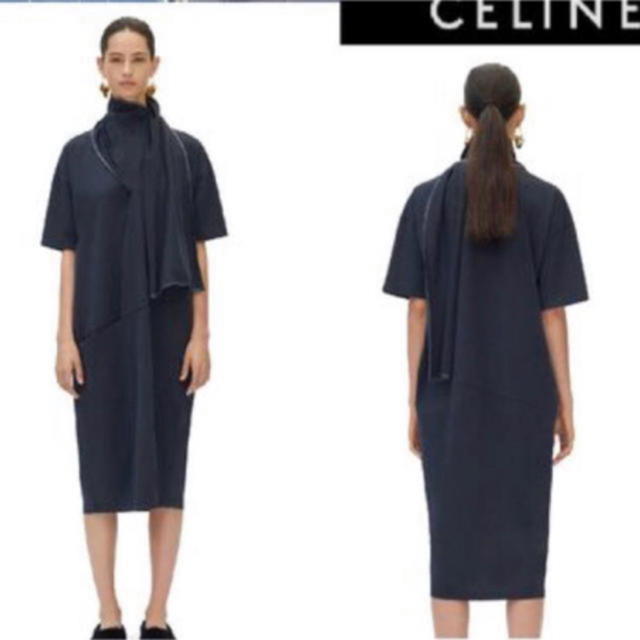 celine(セリーヌ)の本日限定お値下げ！celine フィービー期　カットソーワンピース レディースのワンピース(ひざ丈ワンピース)の商品写真