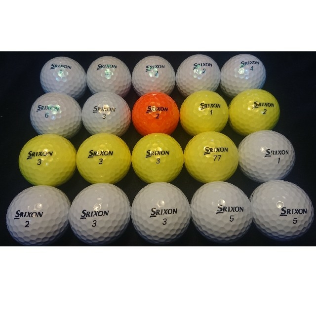 Srixon(スリクソン)の【美品】Z-STAR 20球 スリクソン ロストボール ゴルフボール スポーツ/アウトドアのゴルフ(その他)の商品写真