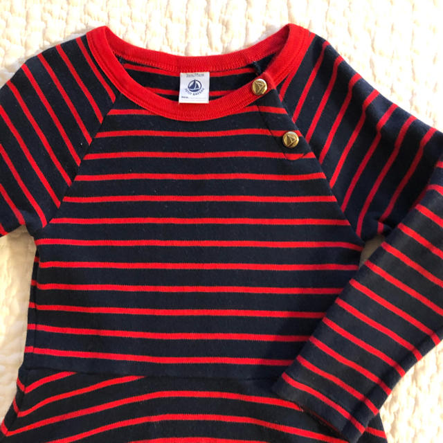 PETIT BATEAU(プチバトー)のプチバトー　ワンピース　3ans / 95cm キッズ/ベビー/マタニティのキッズ服女の子用(90cm~)(ワンピース)の商品写真