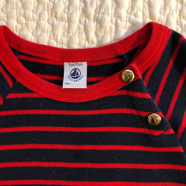 PETIT BATEAU(プチバトー)のプチバトー　ワンピース　3ans / 95cm キッズ/ベビー/マタニティのキッズ服女の子用(90cm~)(ワンピース)の商品写真