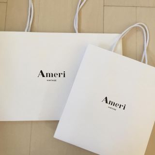 アメリヴィンテージ(Ameri VINTAGE)のAmeri vintage アメリヴィンテージ 紙袋2点セット ショッパー(ショップ袋)