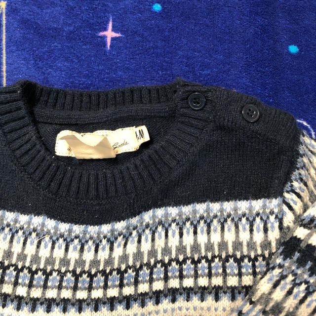 H&M(エイチアンドエム)の男の子 セーター キッズ/ベビー/マタニティのキッズ服男の子用(90cm~)(ニット)の商品写真