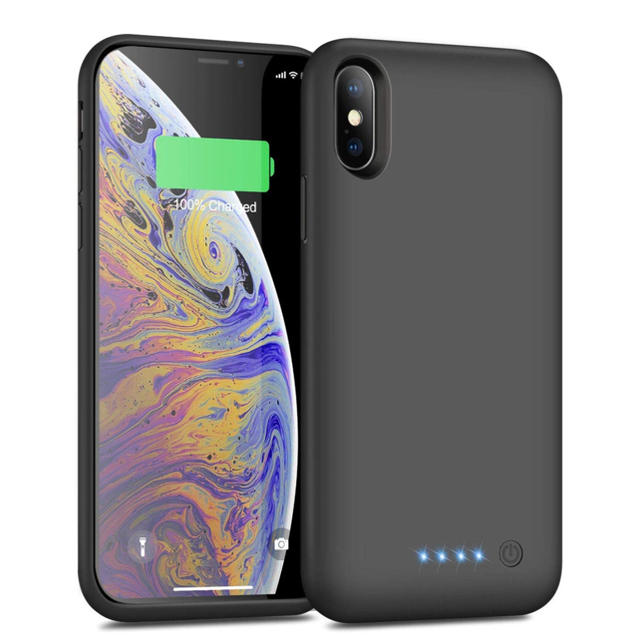 iPhone(アイフォーン)の【新品1年間保証付き】iPhoneX/XS/10 対応 バッテリーケース　 スマホ/家電/カメラのスマートフォン/携帯電話(バッテリー/充電器)の商品写真