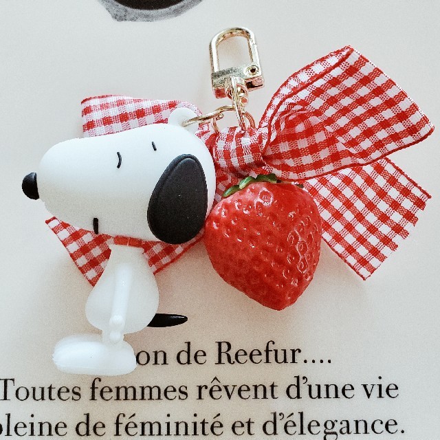 SNOOPY(スヌーピー)のスヌーピー♡キーホルダー エンタメ/ホビーのおもちゃ/ぬいぐるみ(キャラクターグッズ)の商品写真