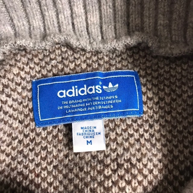 adidas(アディダス)のアディダス オリジナルス カウチンニット カーディガン ロゴ チューリップ メンズのトップス(カーディガン)の商品写真