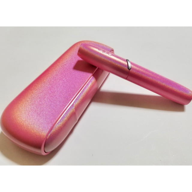 キャバ嬢人気カラー☆IQOS3☆ 虹色に輝くオーロラカラーピンクカスタム