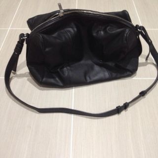 ザラ(ZARA)のZARA＊切替レザーショルダーBAG(ショルダーバッグ)