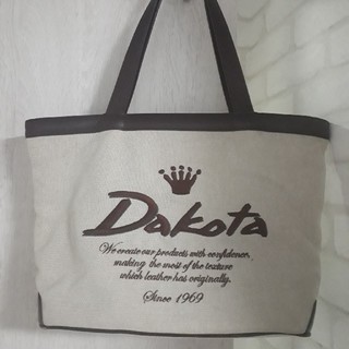 ダコタ(Dakota)の【良好】【希少】ダコタ トートバッグ ロゴ刺繍(トートバッグ)